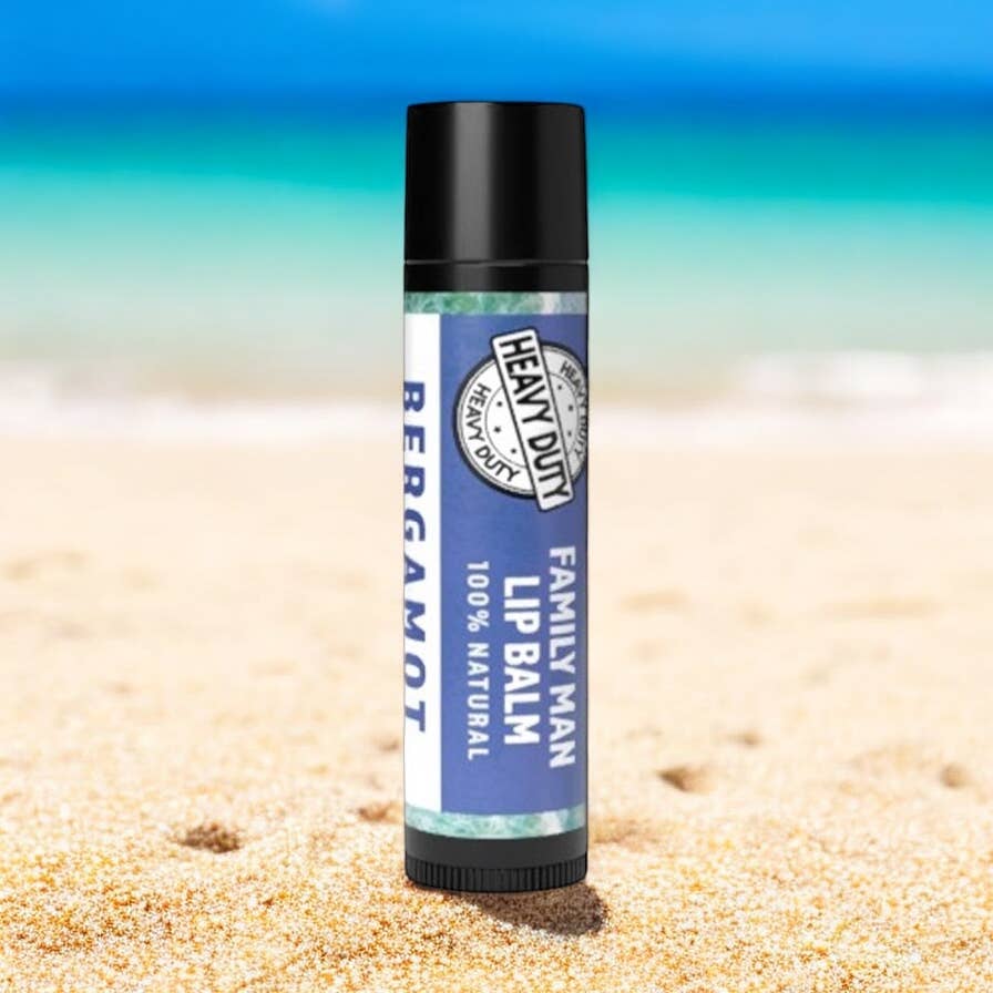 Seriously Shea Family Man Lip Balm Bergamot 100% Natural