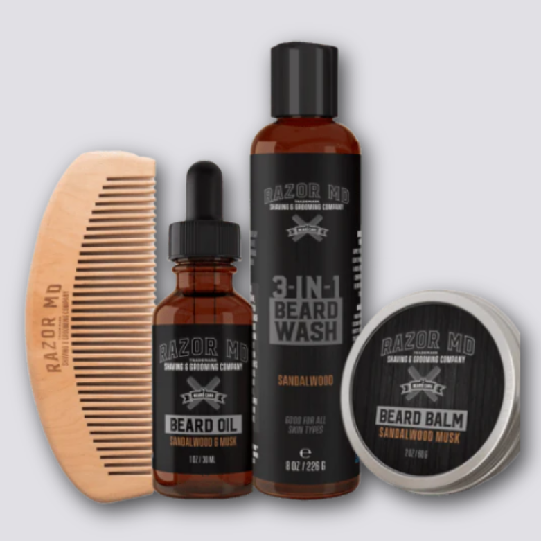 Beard Bundle and Gift Set - Sandalwood