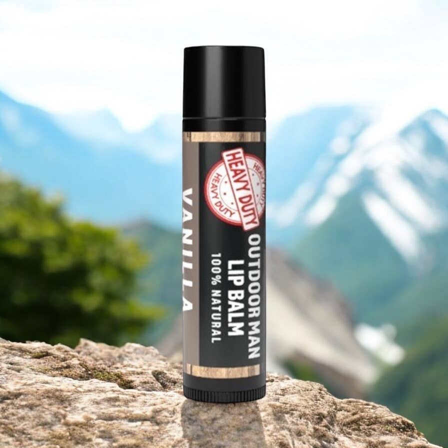 Seriously Shea Outdoor Man Lip Balm Vanilla 100% Natural
