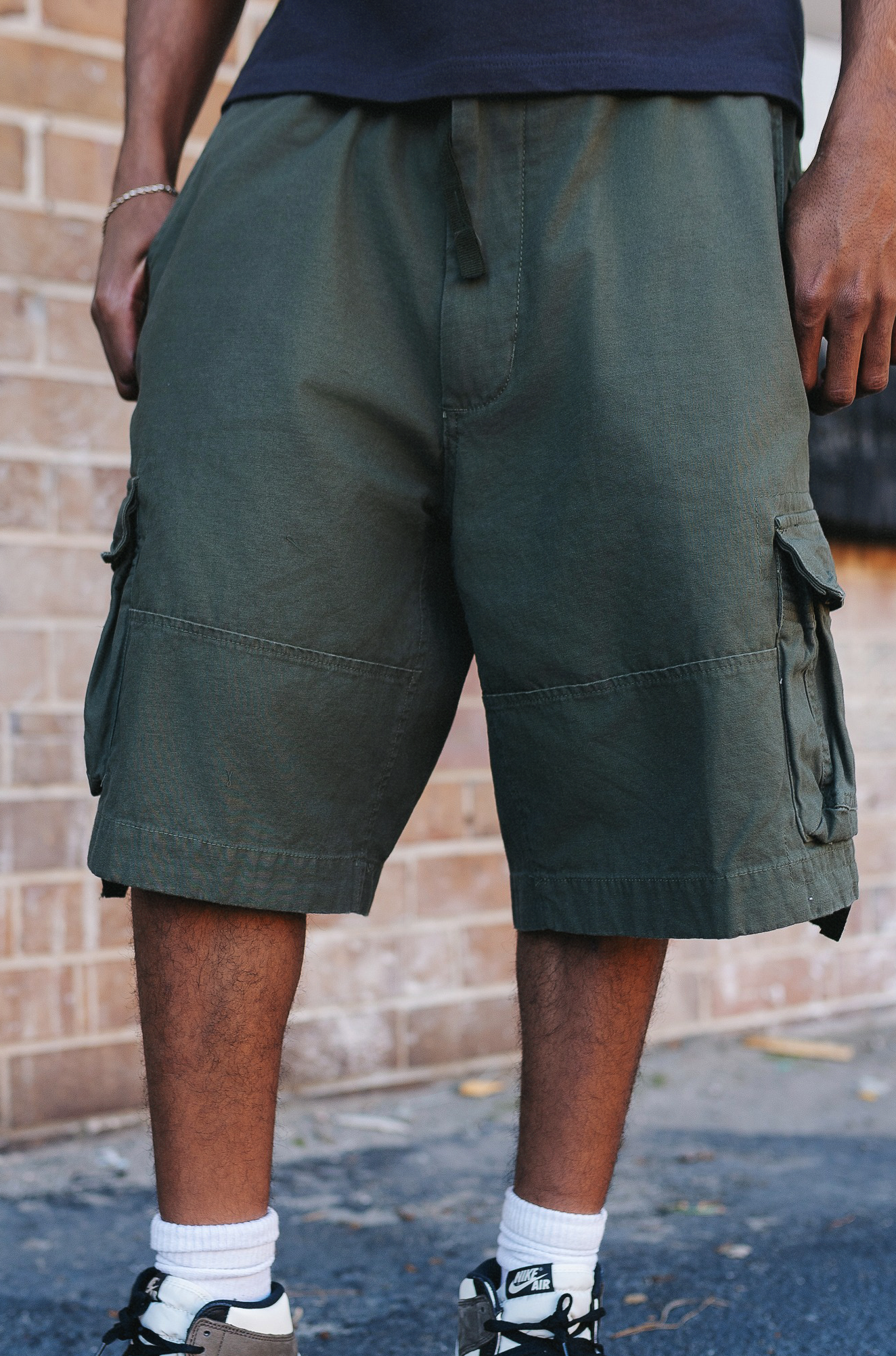 Vintage Utility Cargo Shorts