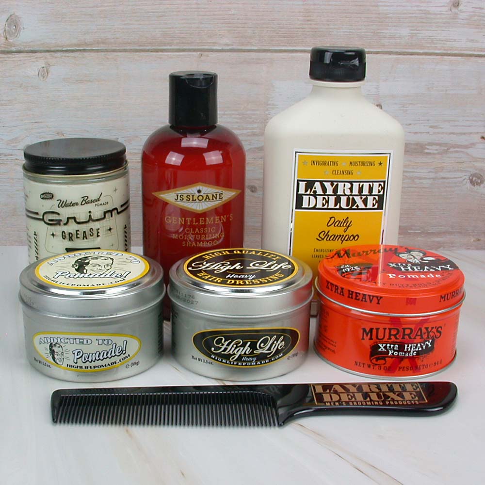 Firm Hold Pomade Hair Grooming Kit