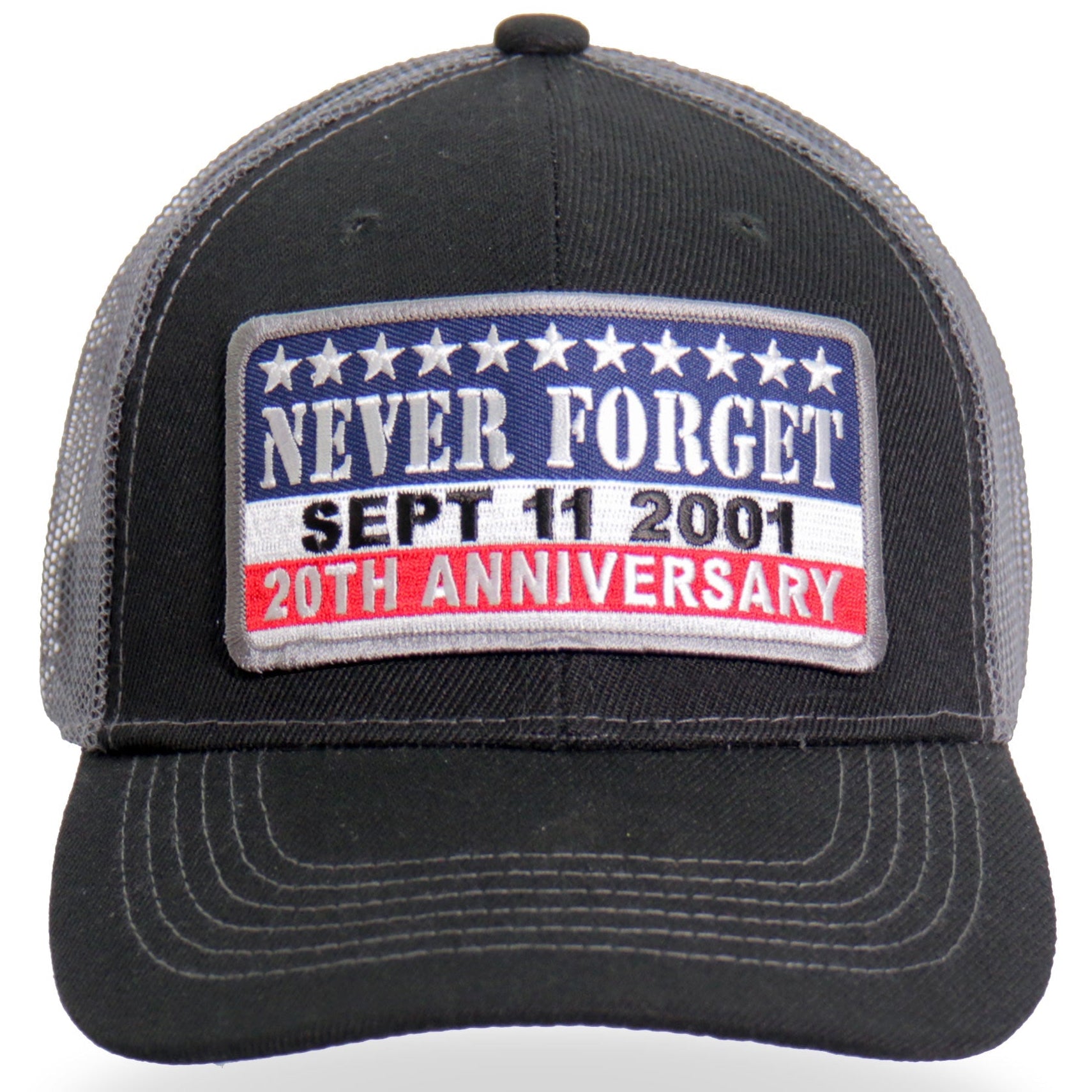 Hot Leathers GSH1038 9-11 Never Forget Truckers Hat