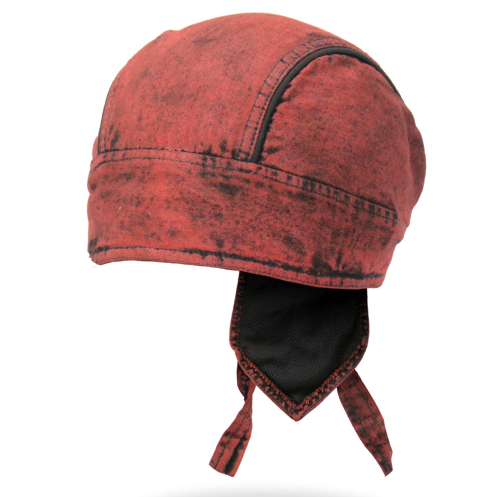 Hot Leathers Rust Dye Denim Lightweight Headwrap HWH1106
