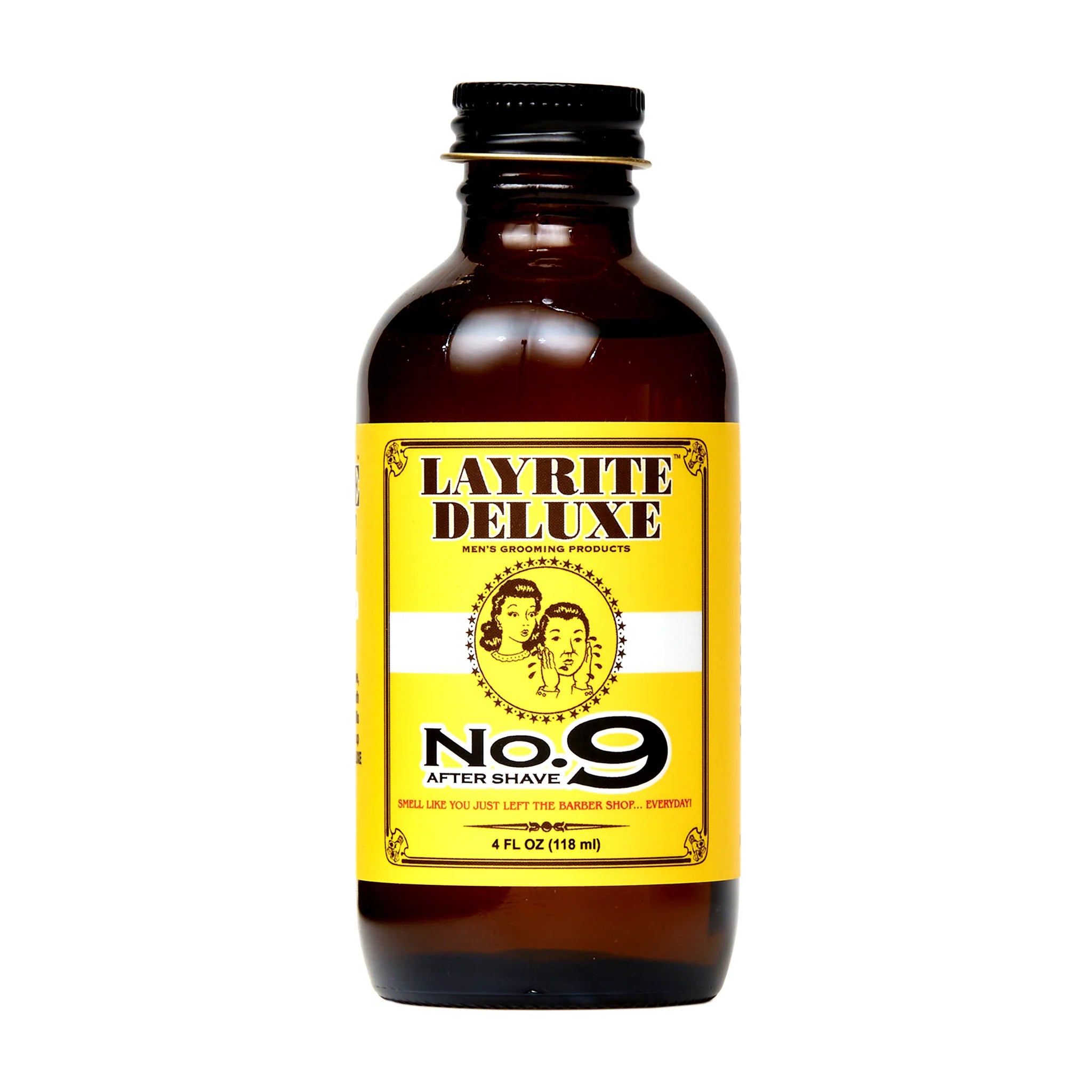 Layrite No. 9 Bay Rum Aftershave.
