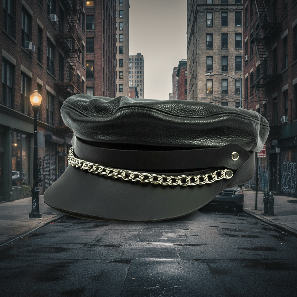 Flat Top Biker Cap