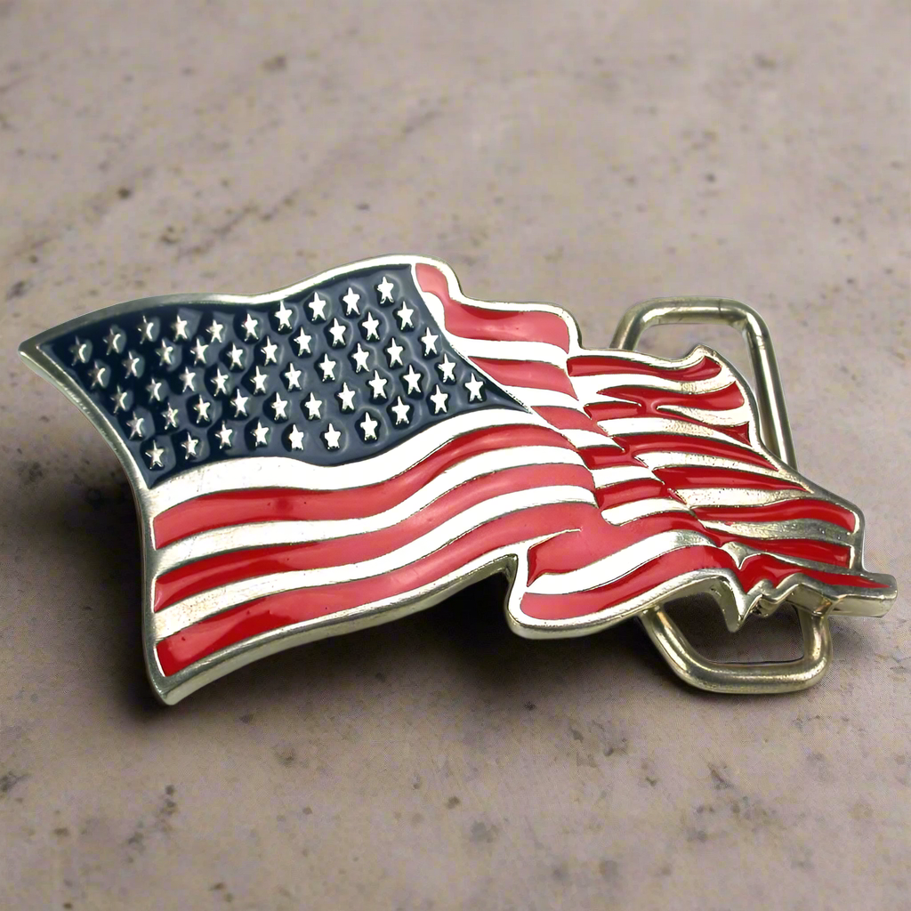 U.S. Flag Belt Buckle