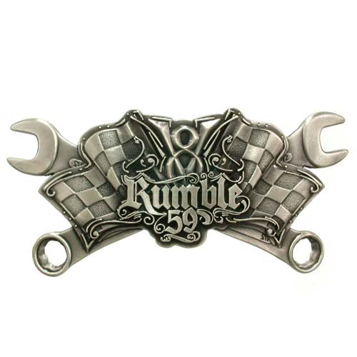 Rumble59-Belt Buckle "Hell Bent"