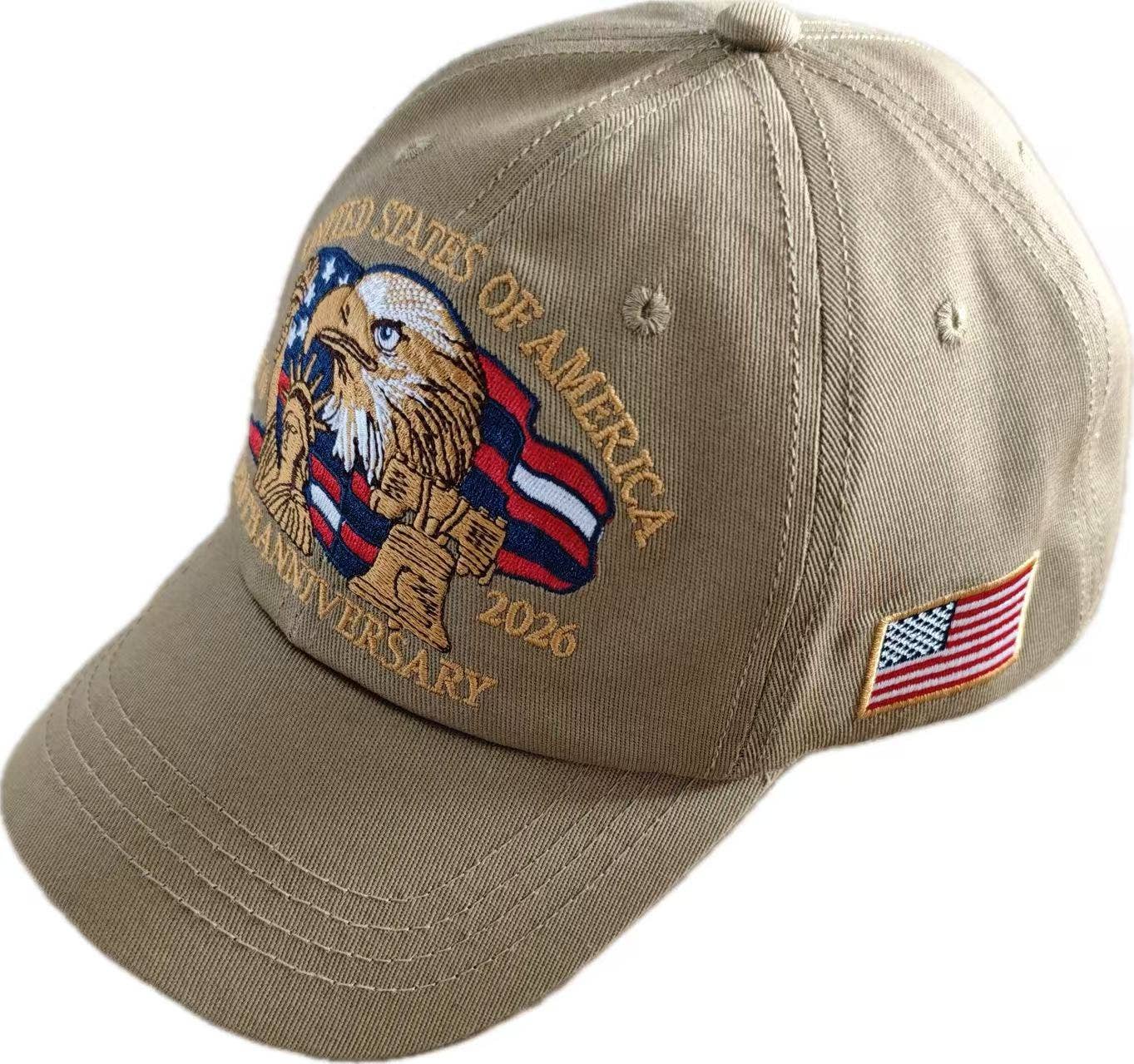 I Love My Freedom - United States - 250th Anniversary Tan Hat - 4478
