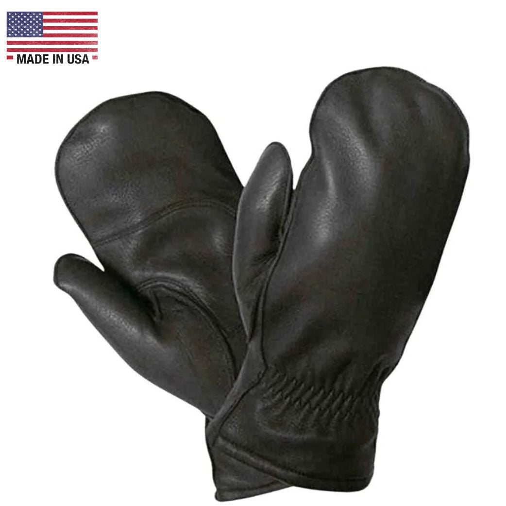 Legendary Deerskin Leather Insulated Mittens