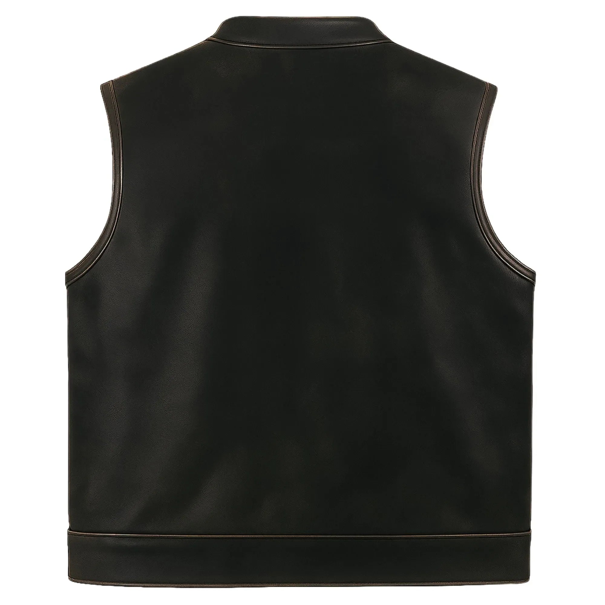 Legendary Reckless Outlaw Men's Aged Leather Motorcycle Vest