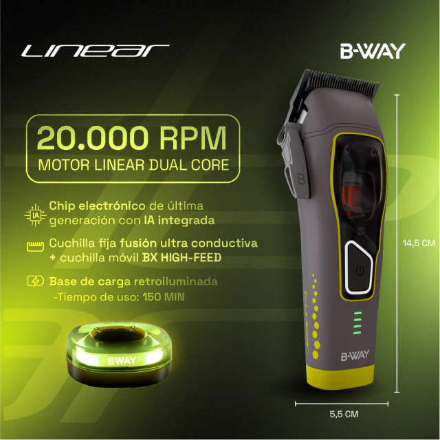 B-Way Hair Clipper and Trimmer Liner Set