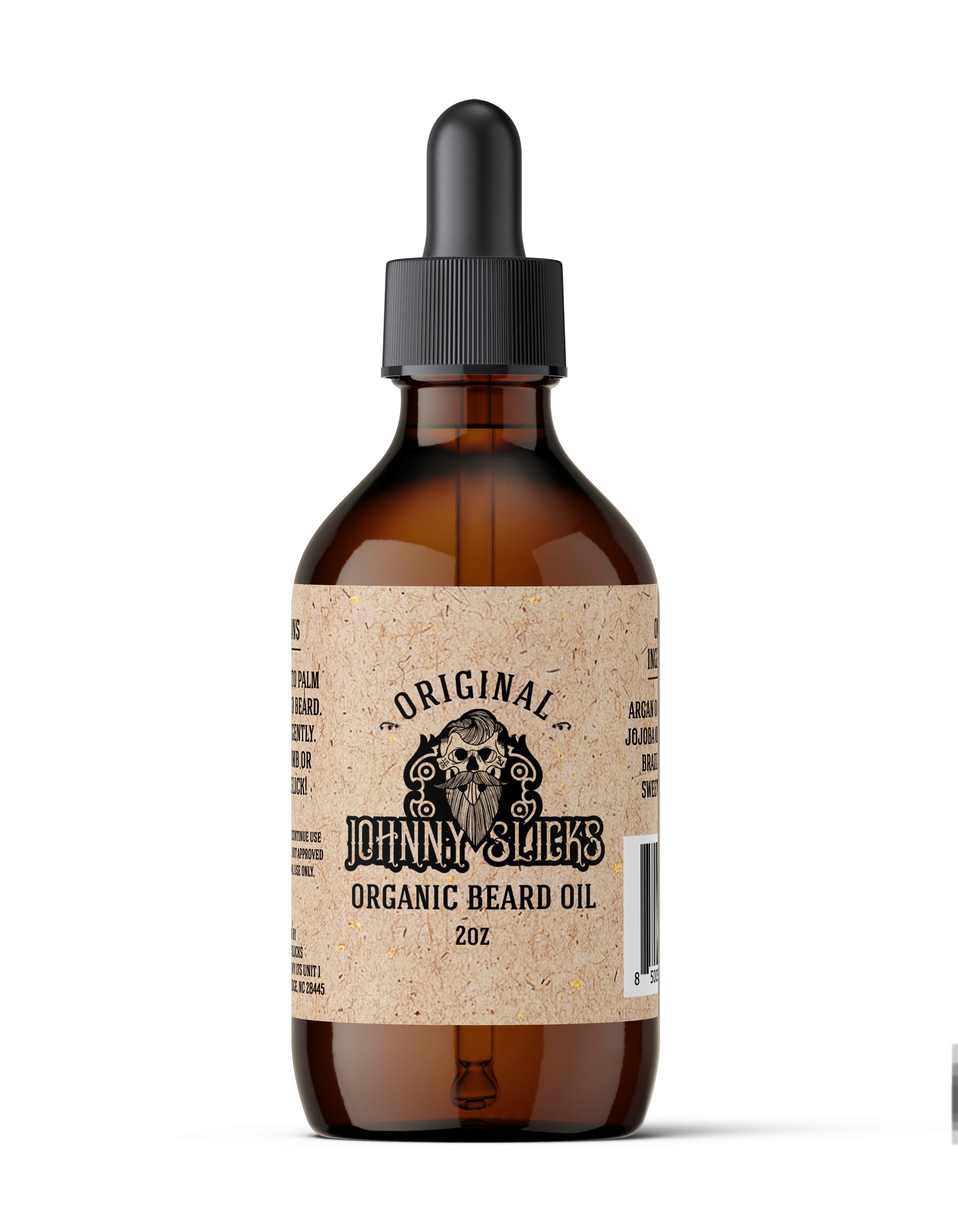 Organic Beard Oil Original 2oz- Johnny Slicks