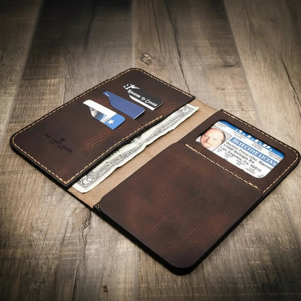 Police Badge Long Wallet