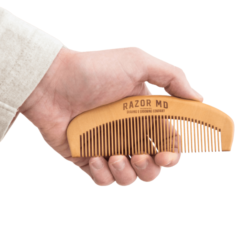Wooden Beard Comb by Razor MD