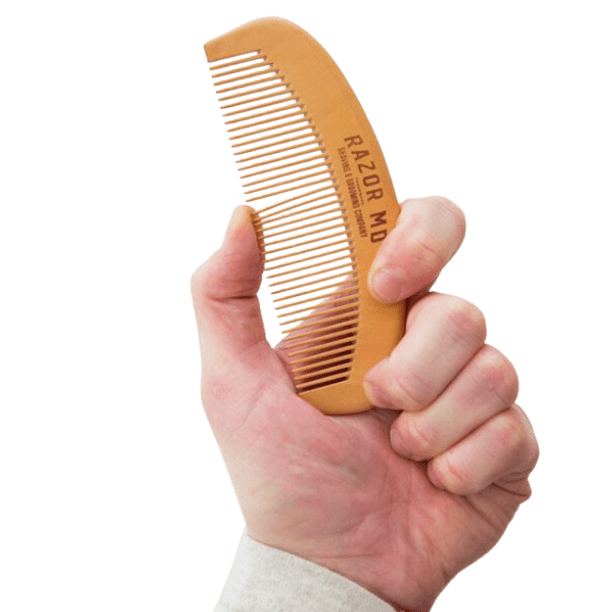 Wooden Beard Comb by Razor MD