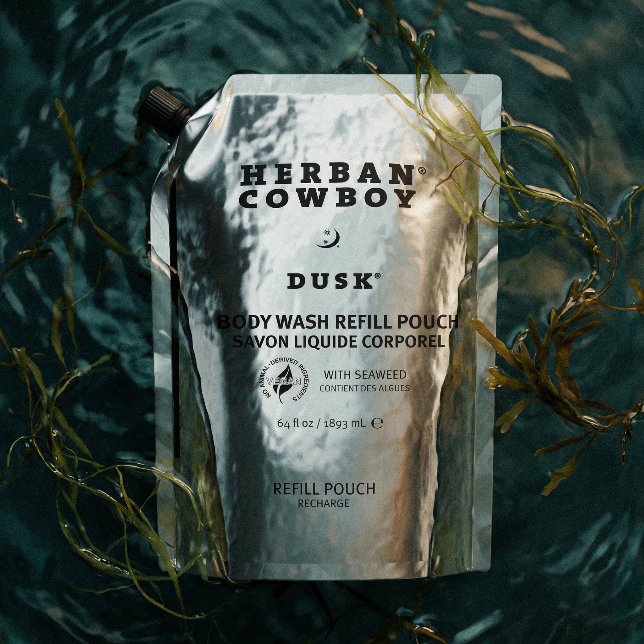 Dusk Body Wash Refill Pouch by Herban Cowboy alt