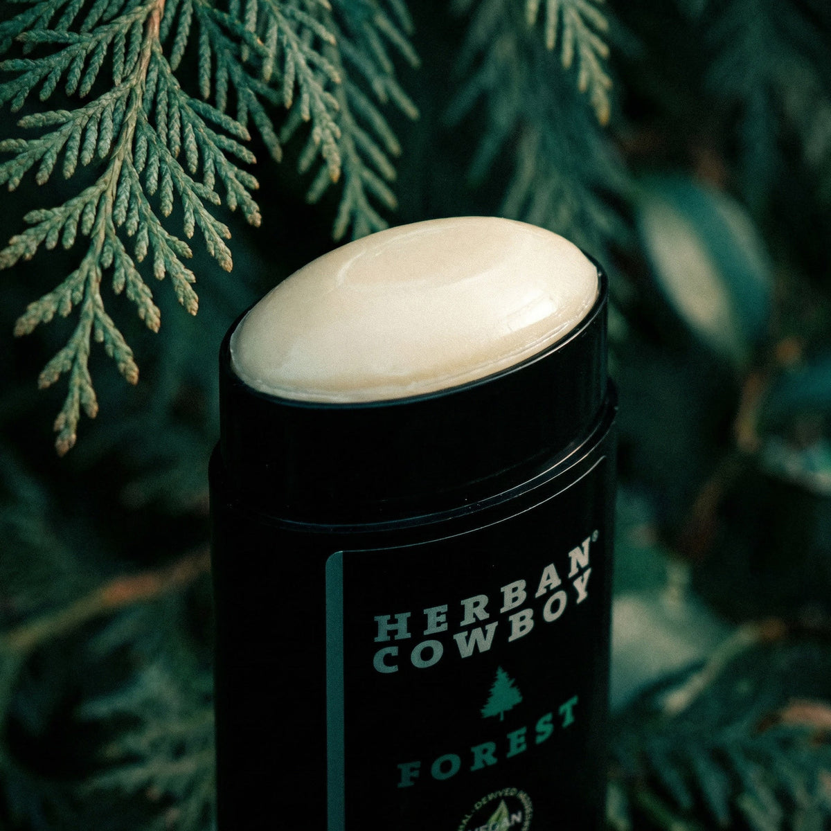 Forest Stick Deodorant by Herban Cowboy open