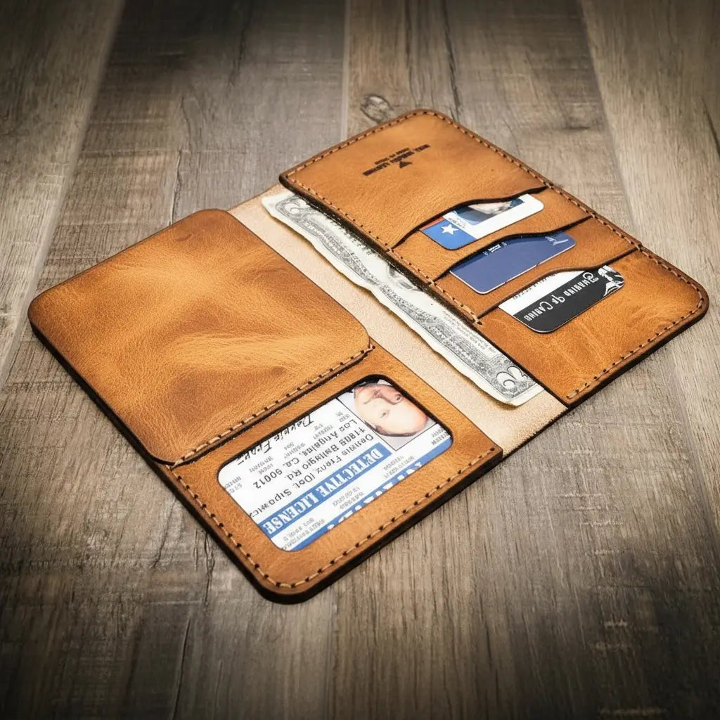 Police Badge Long Wallet