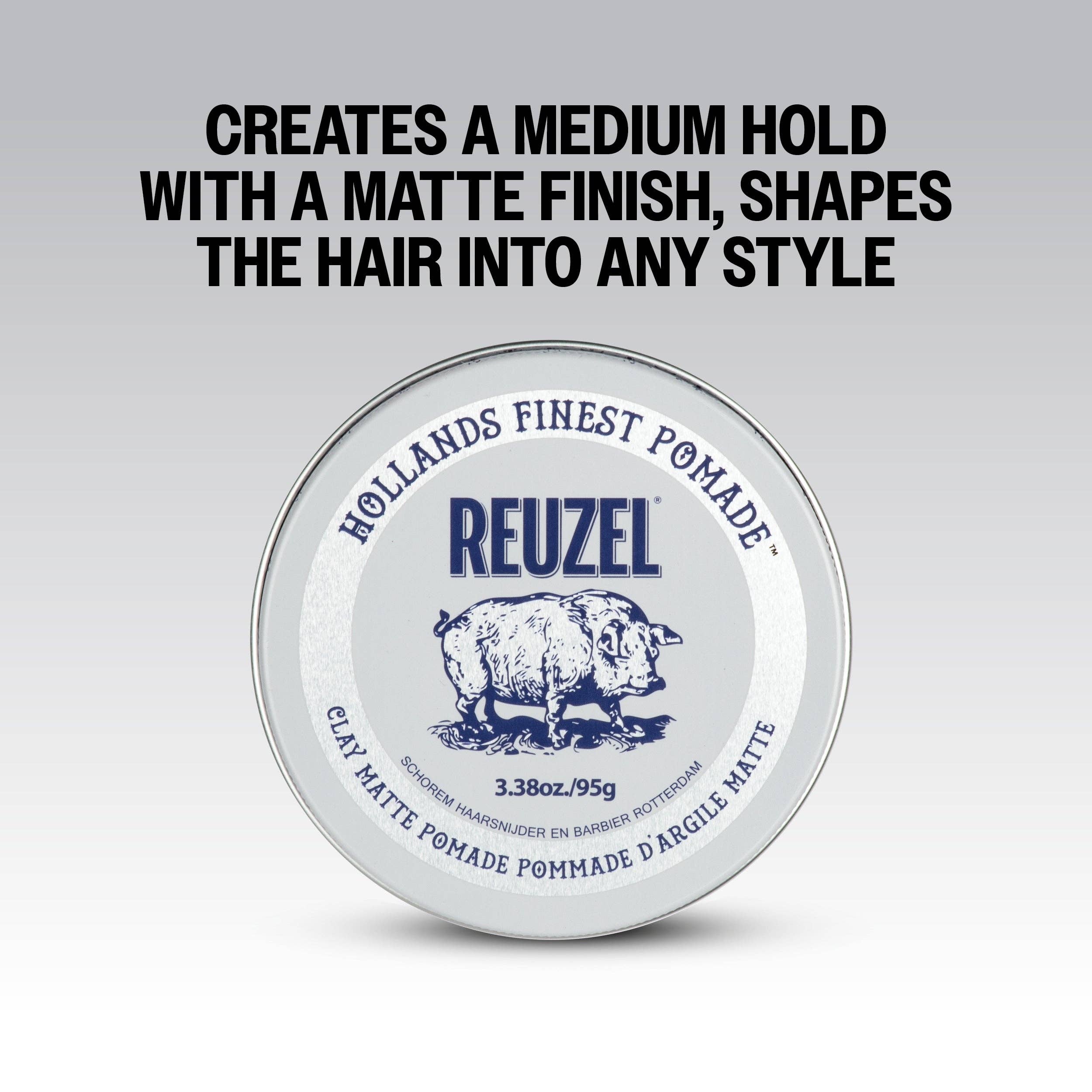 Reuzel Clay Water Soluble Matte Pomade