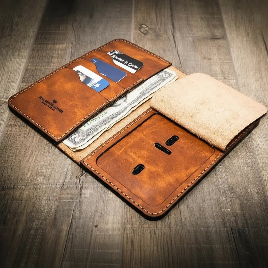 Police Badge Long Wallet