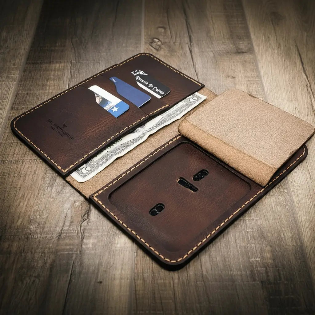 Police Badge Long Wallet