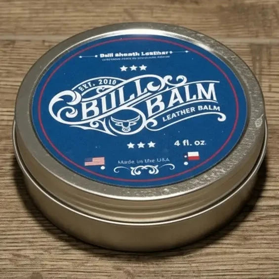 Bull Sheath Bull Balm Leather Conditioner — Leather Balm closeup