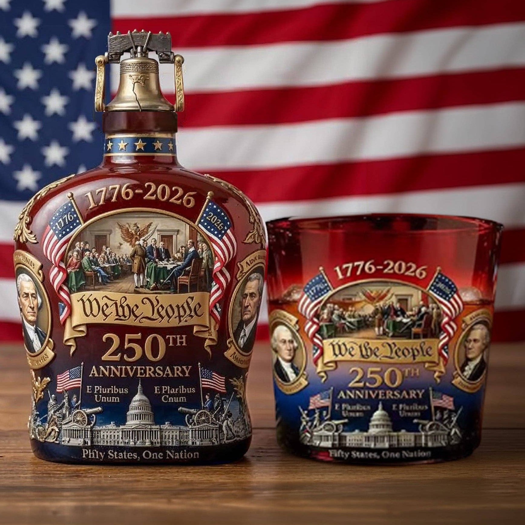 I Love My Freedom - 250th Anniversary Drink Set