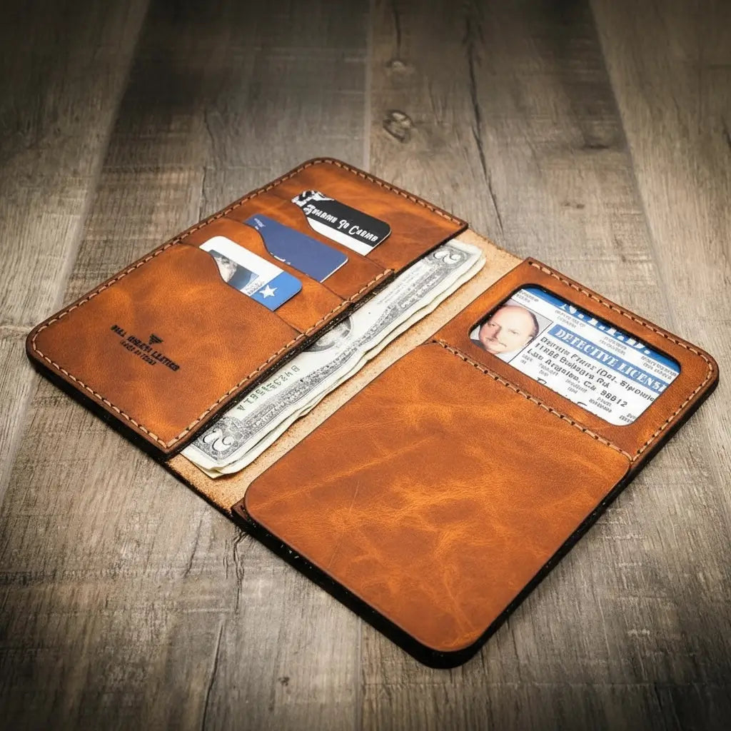 Police Badge Long Wallet
