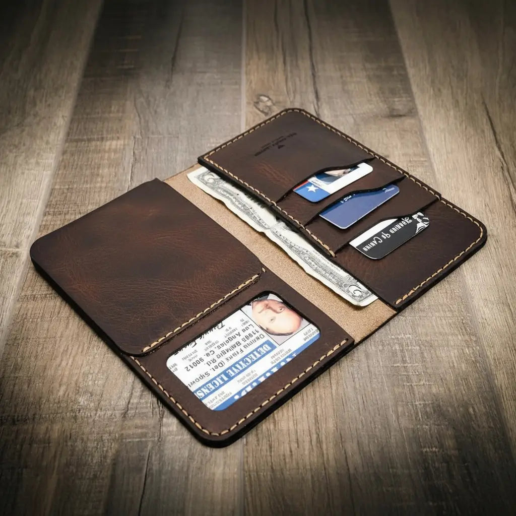 Police Badge Long Wallet
