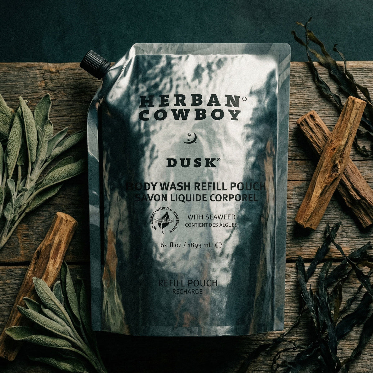 Dusk Body Wash Refill Pouch by Herban Cowboy