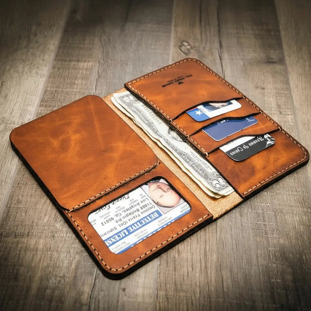 Police Badge Long Wallet