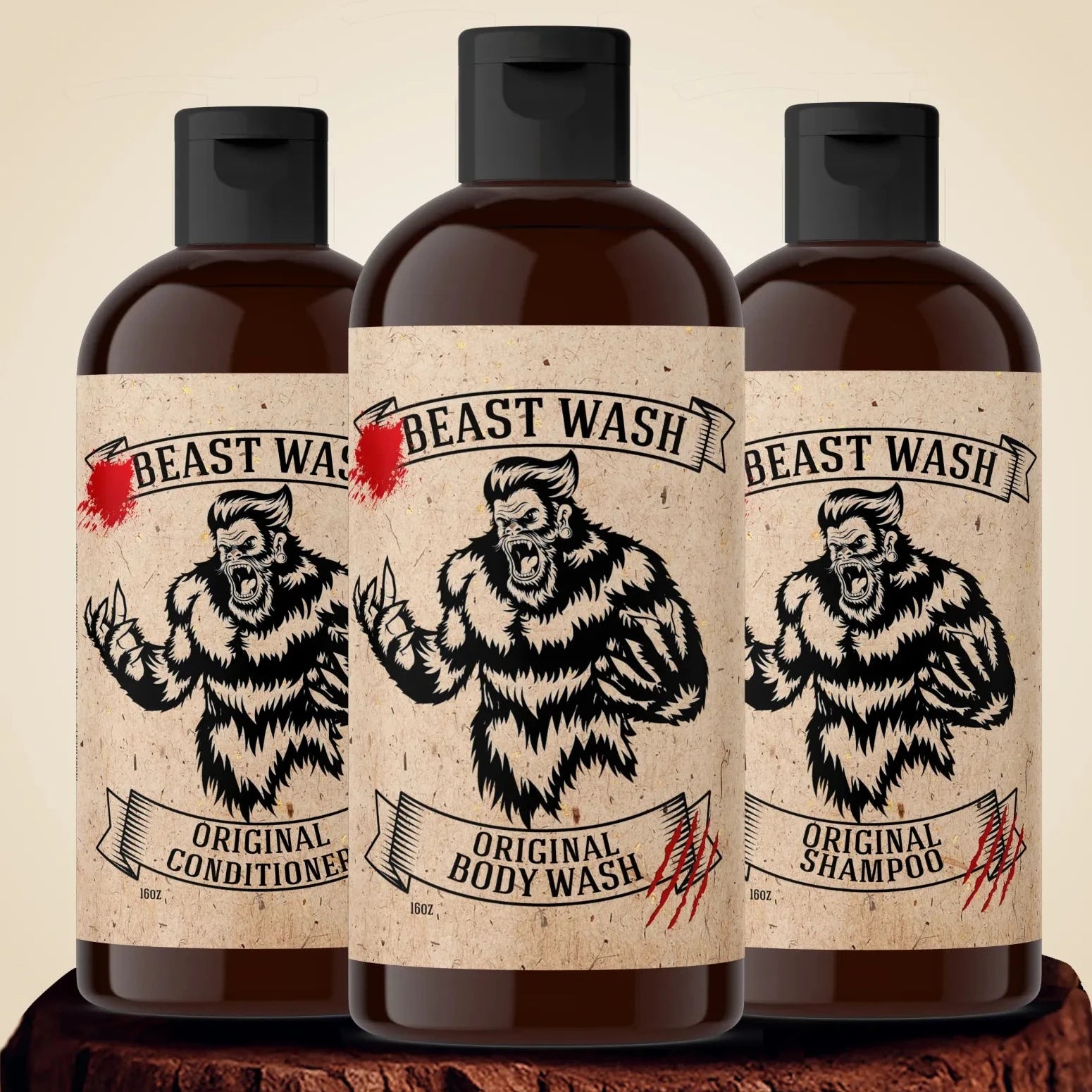 Johnny Slick Beast Wash Shower Set