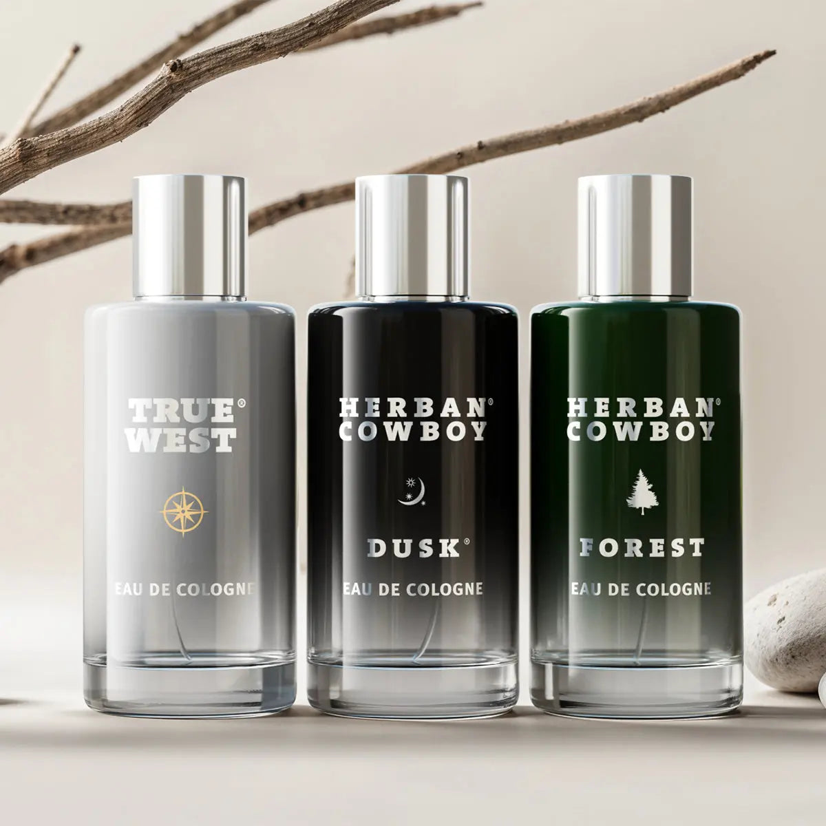 Herban Cowboy Cologne Trio