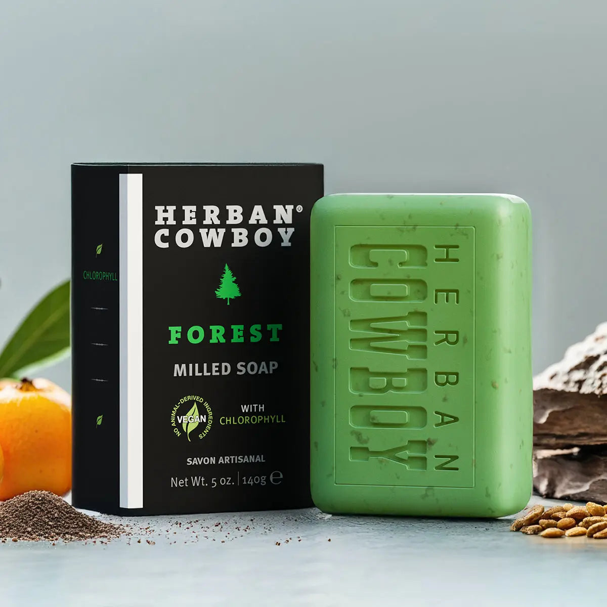 Herban Cowboy Forest Bar Soap
