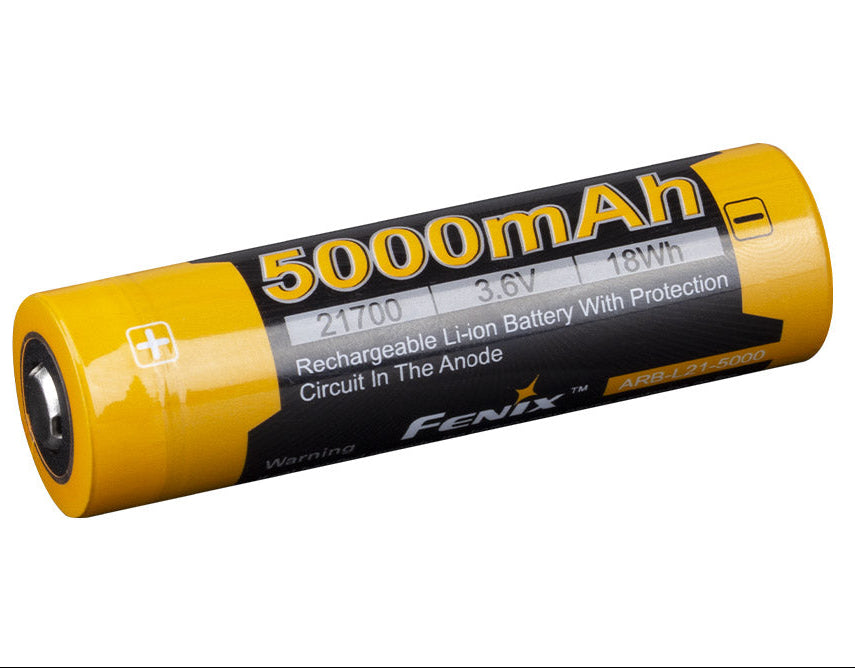 Fenix ARB-L21-5000 V2 Rechargeable 21700 Rechargeable Battery