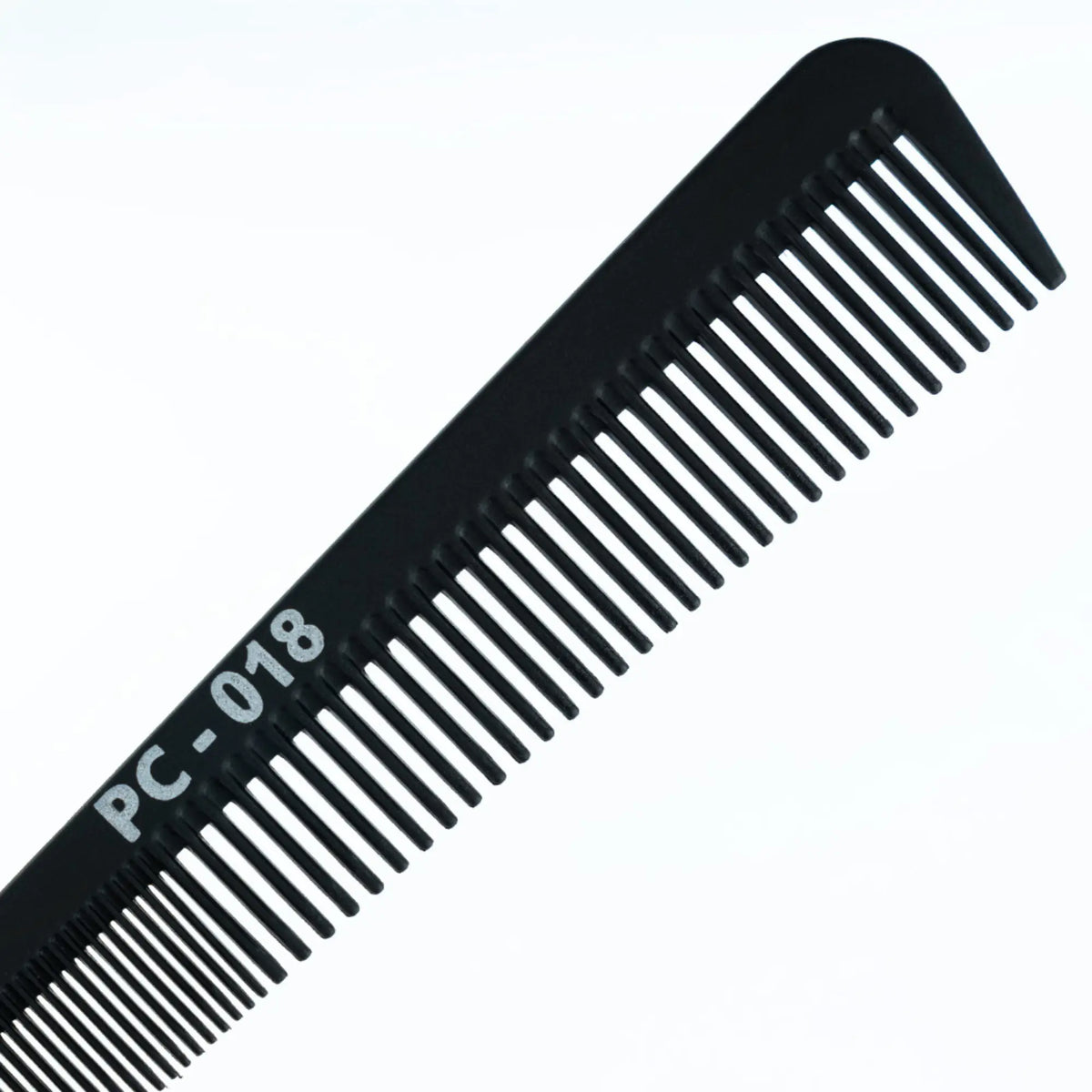 Percu Carbon Tapering Comb #PC-018 closeup