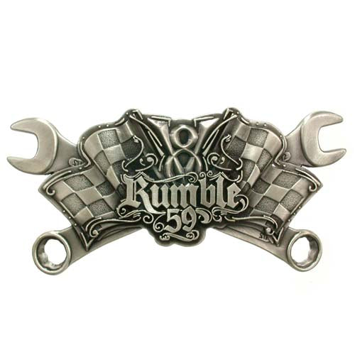 Rumble59-Belt Buckle "Hell Bent"