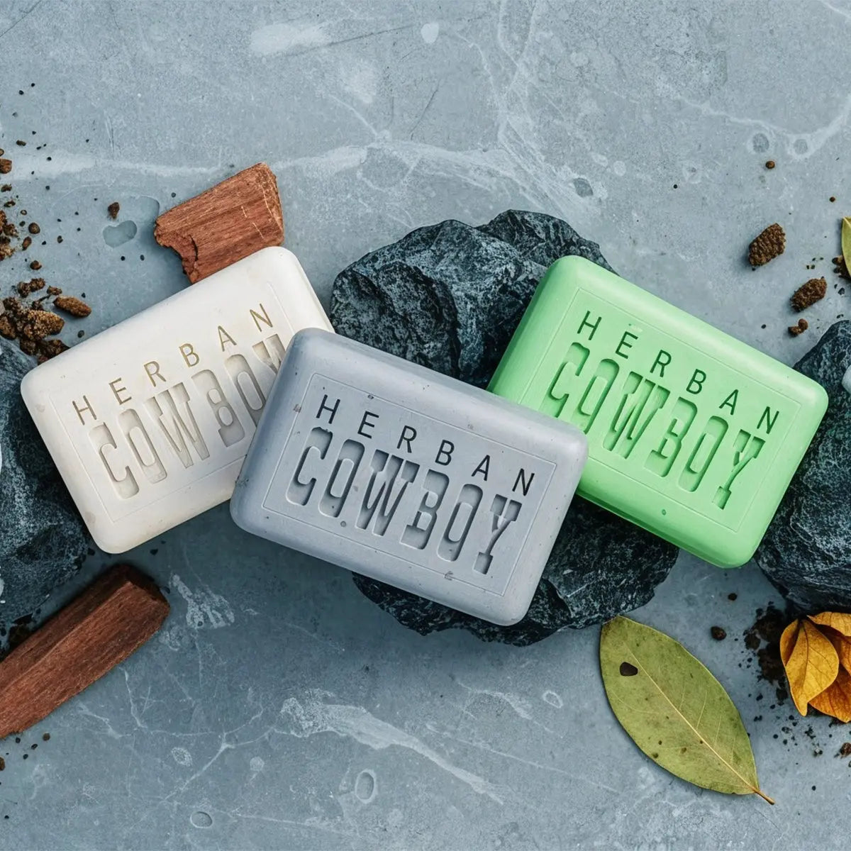 Herban Cowboy 3-pc Bar Soap Bundle
