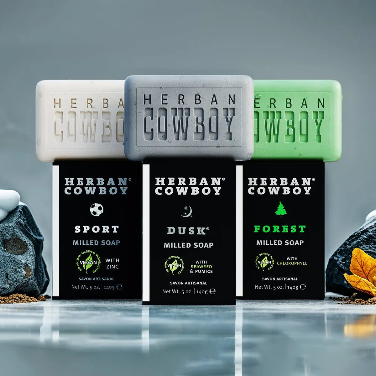 Herban Cowboy 3-pc Bar Soap Bundle