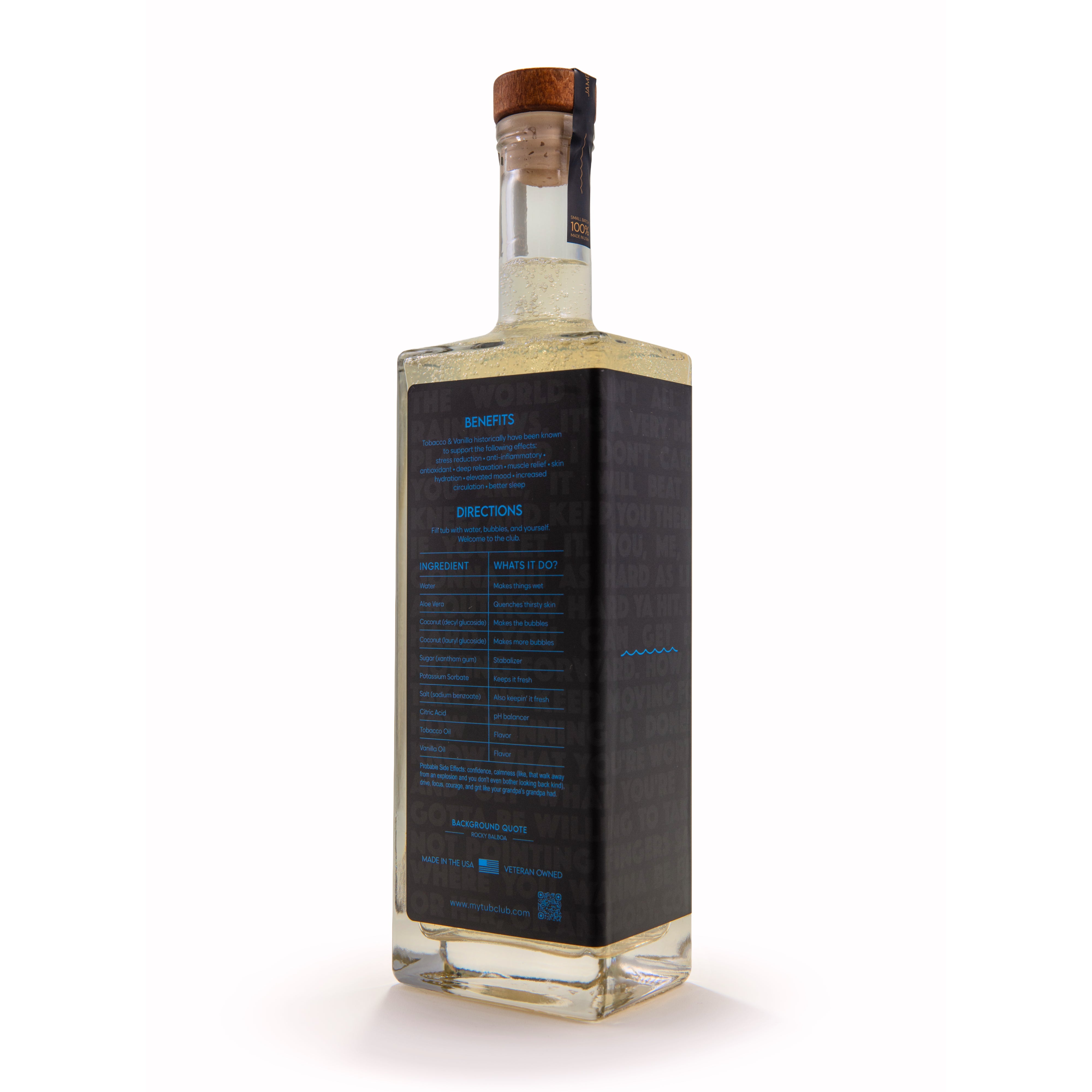 Tobacco Vanilla Bubble Bath for Men