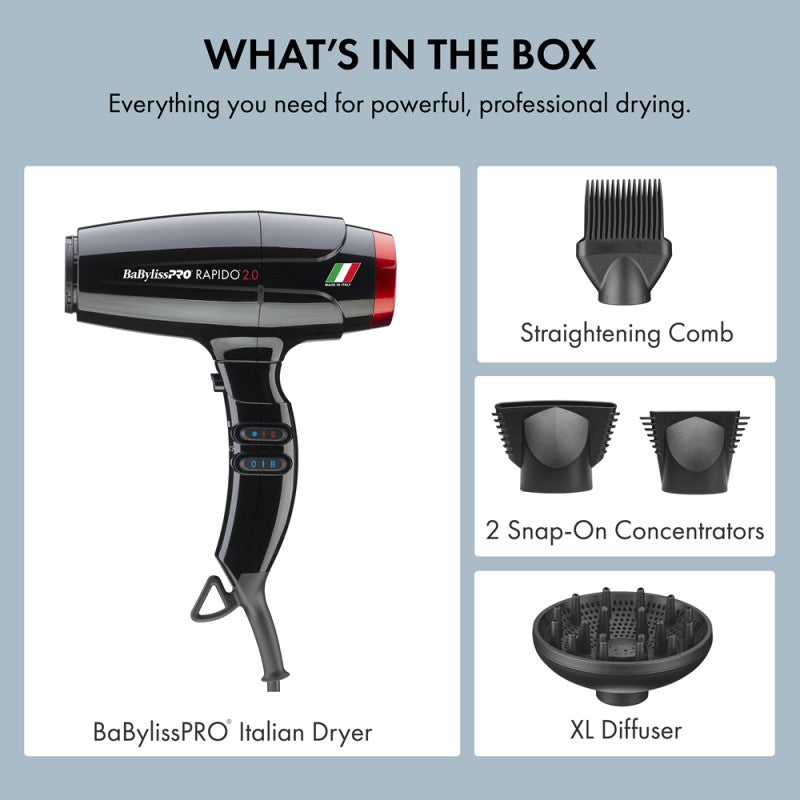 Babylisspro Hit Speed Papido 2.0 Dryer (#BRAP2)