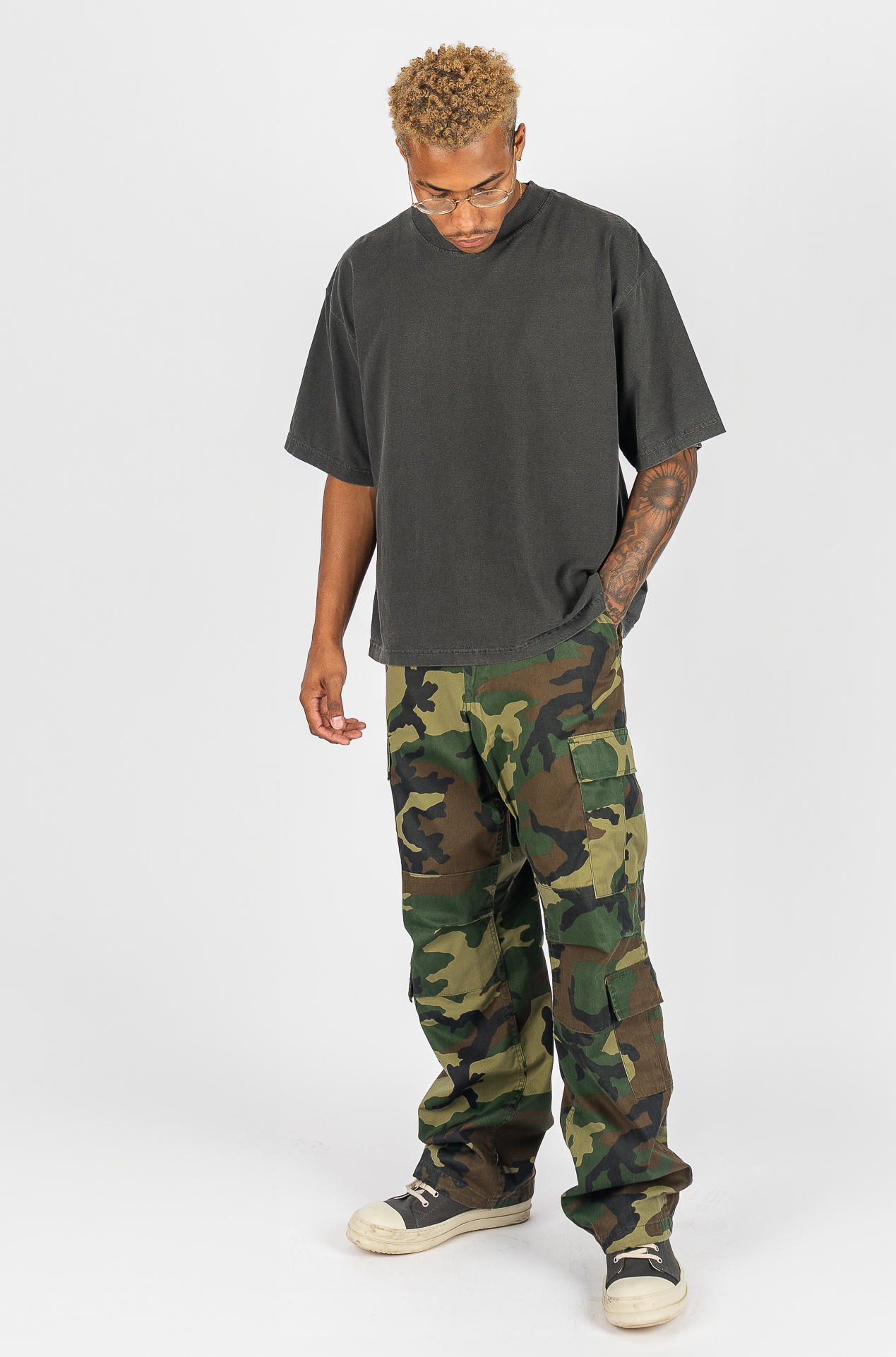 Vintage Cargo Fatigue Pants