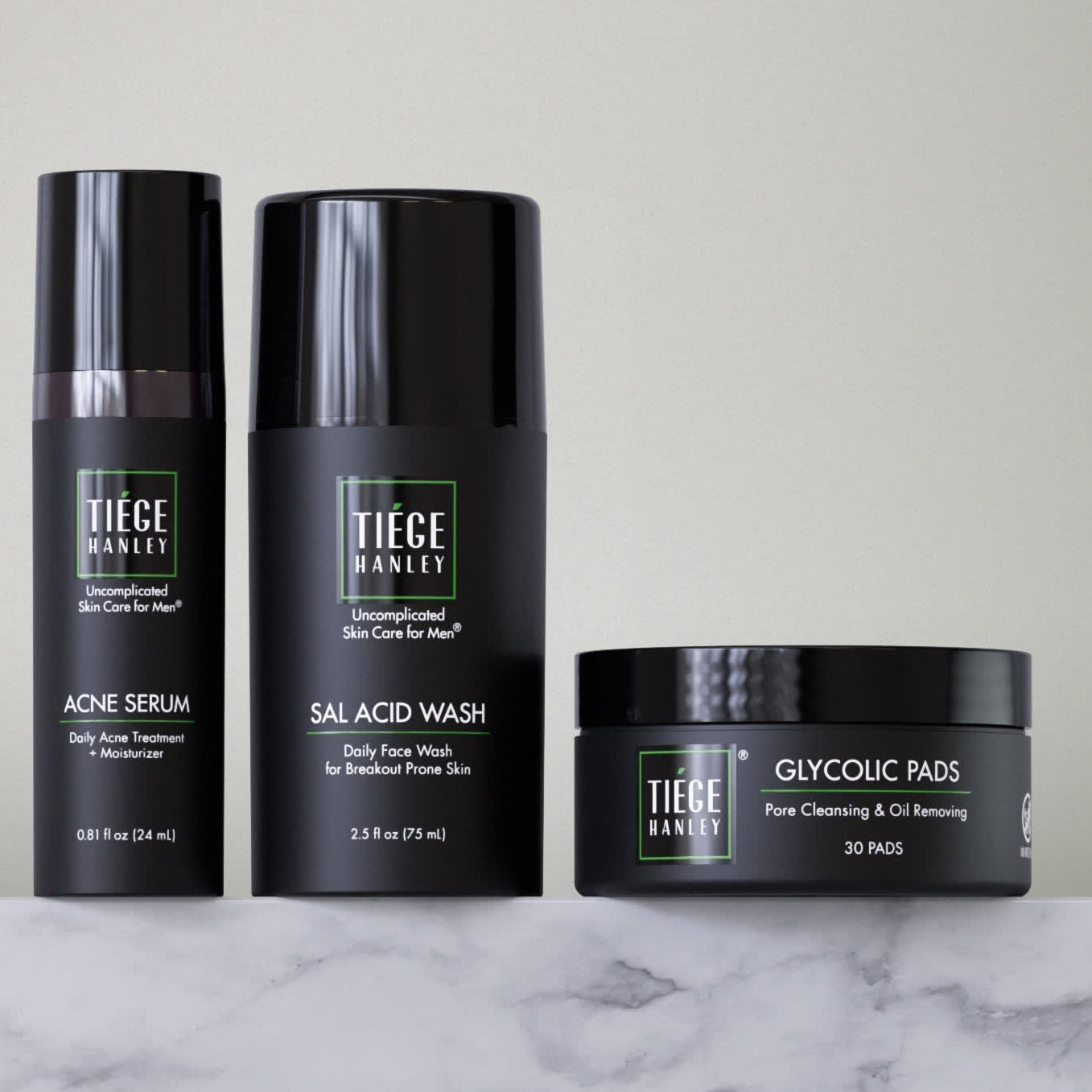 The TiegeClear® ACNE Essentials Routine for Men