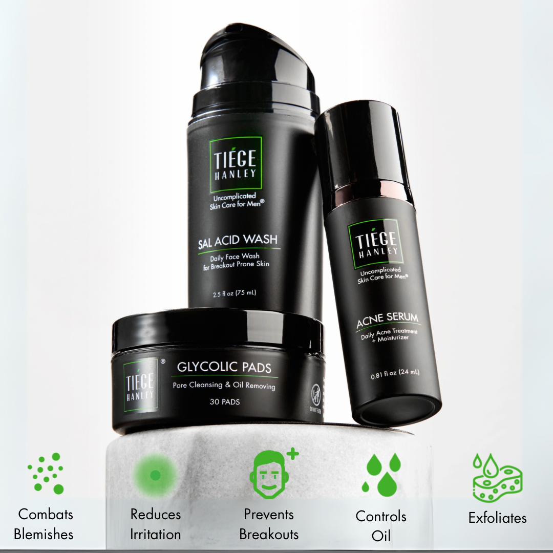 The TiegeClear® ACNE Essentials Routine for Men