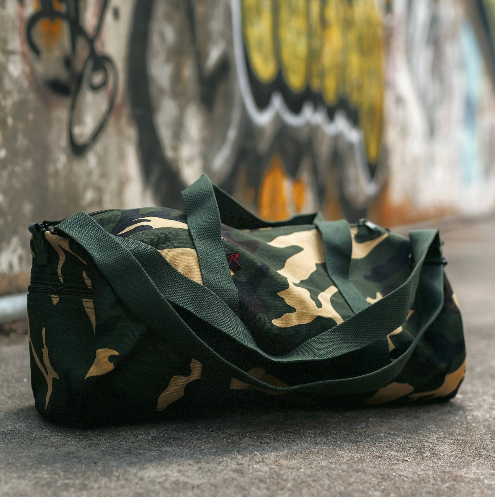 Canvas Shoulder Duffle Bag