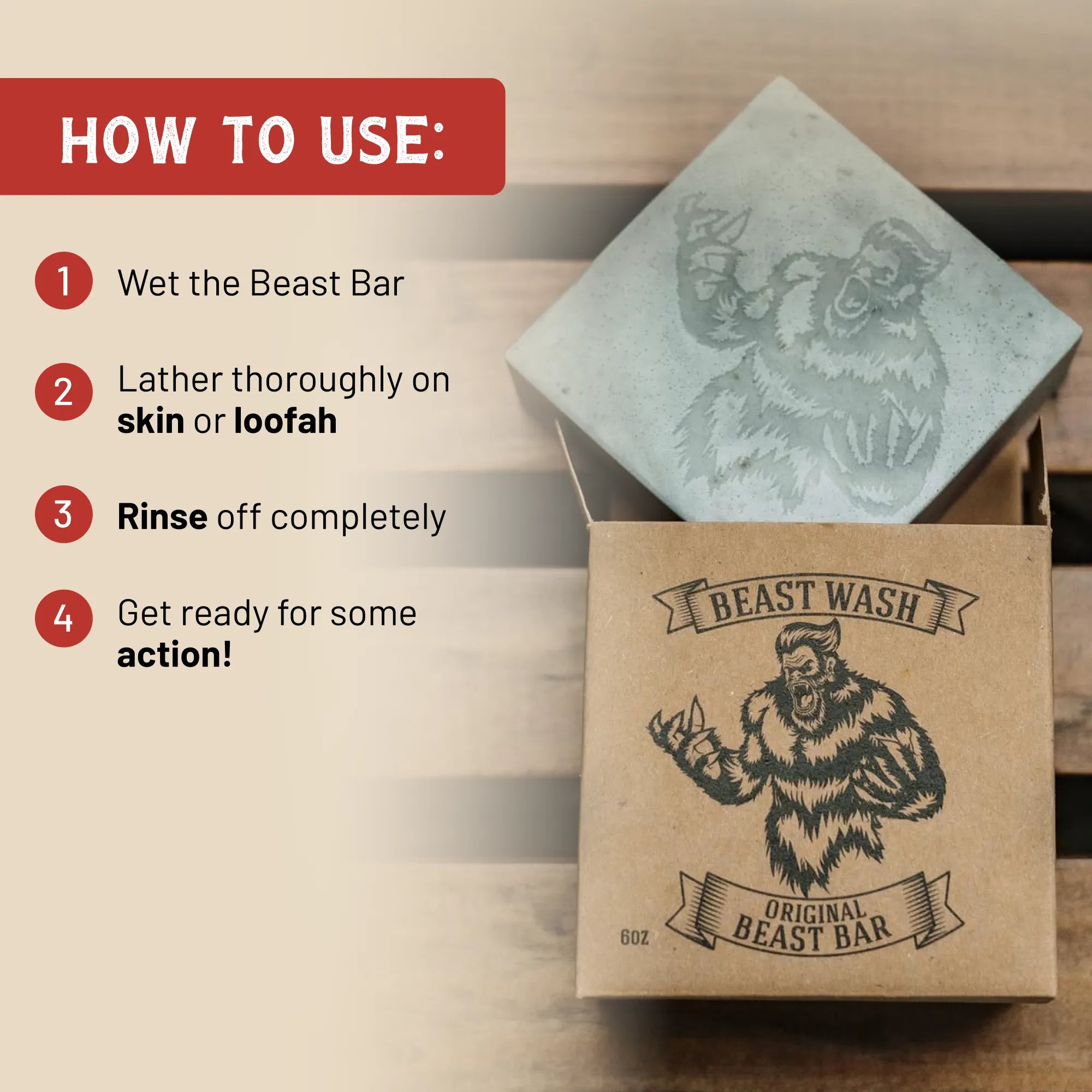 Johnny Slick Beast Body Wash Bar Soap