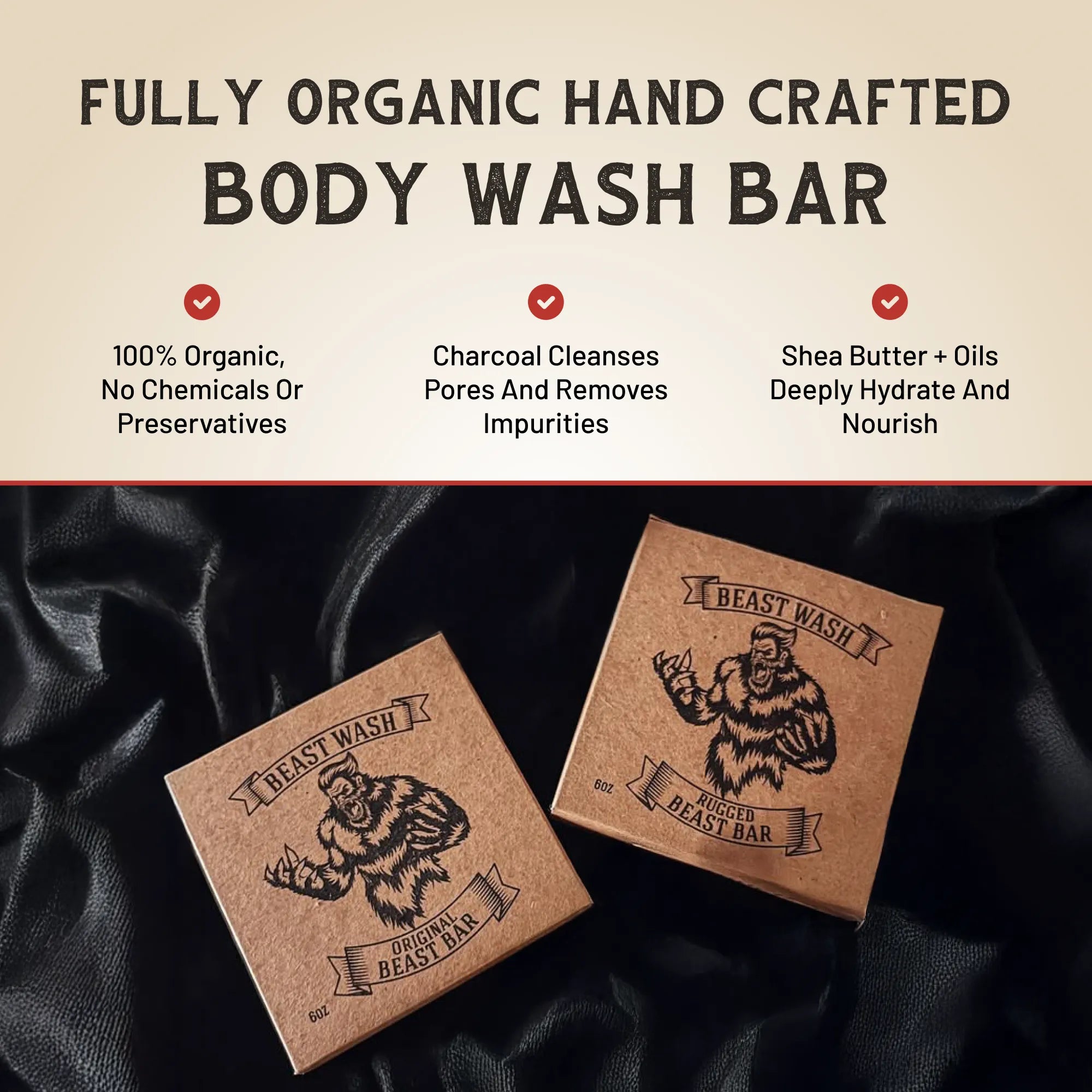 Johnny Slick Beast Body Wash Bar Soap