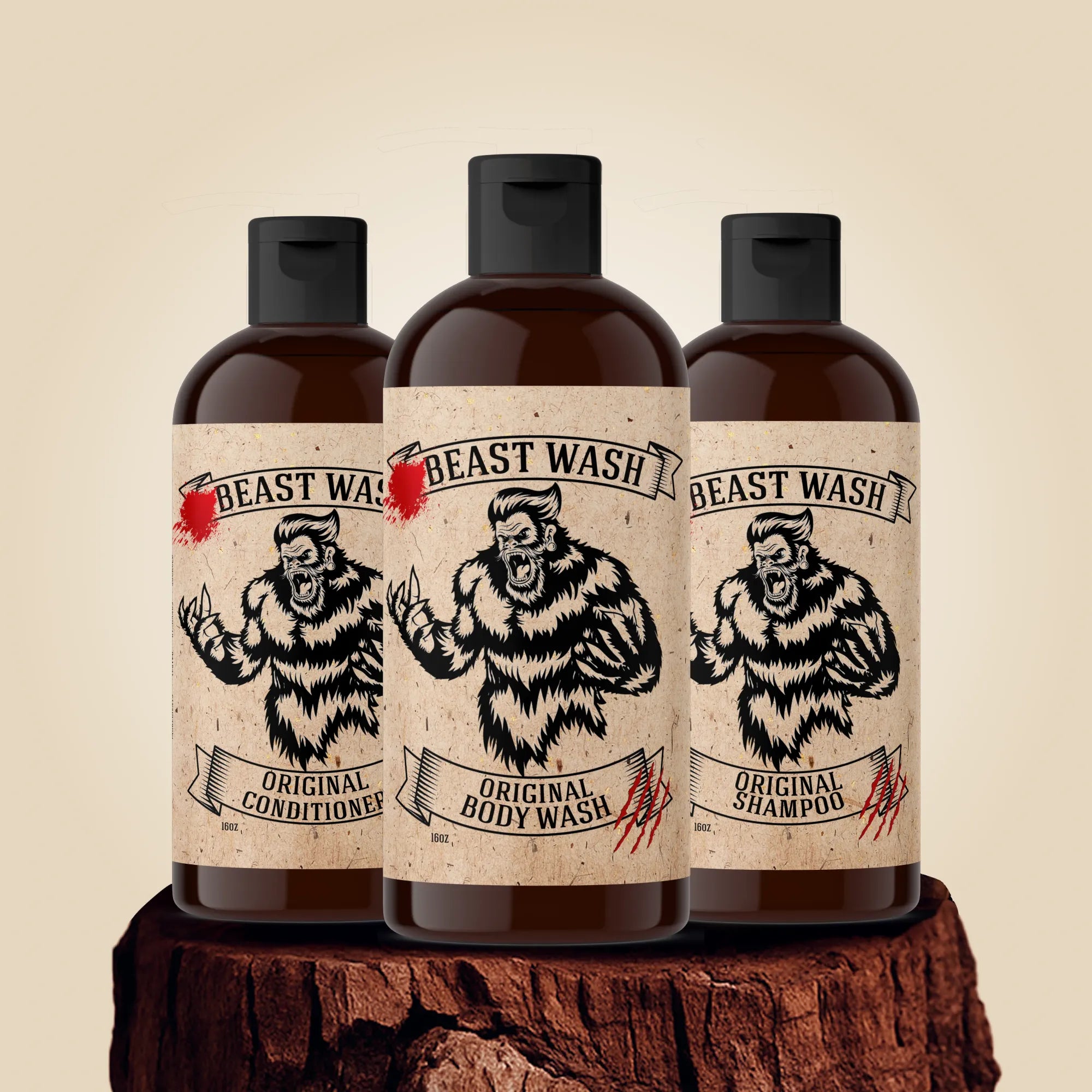 Johnny Slick Beast Wash Shower Set