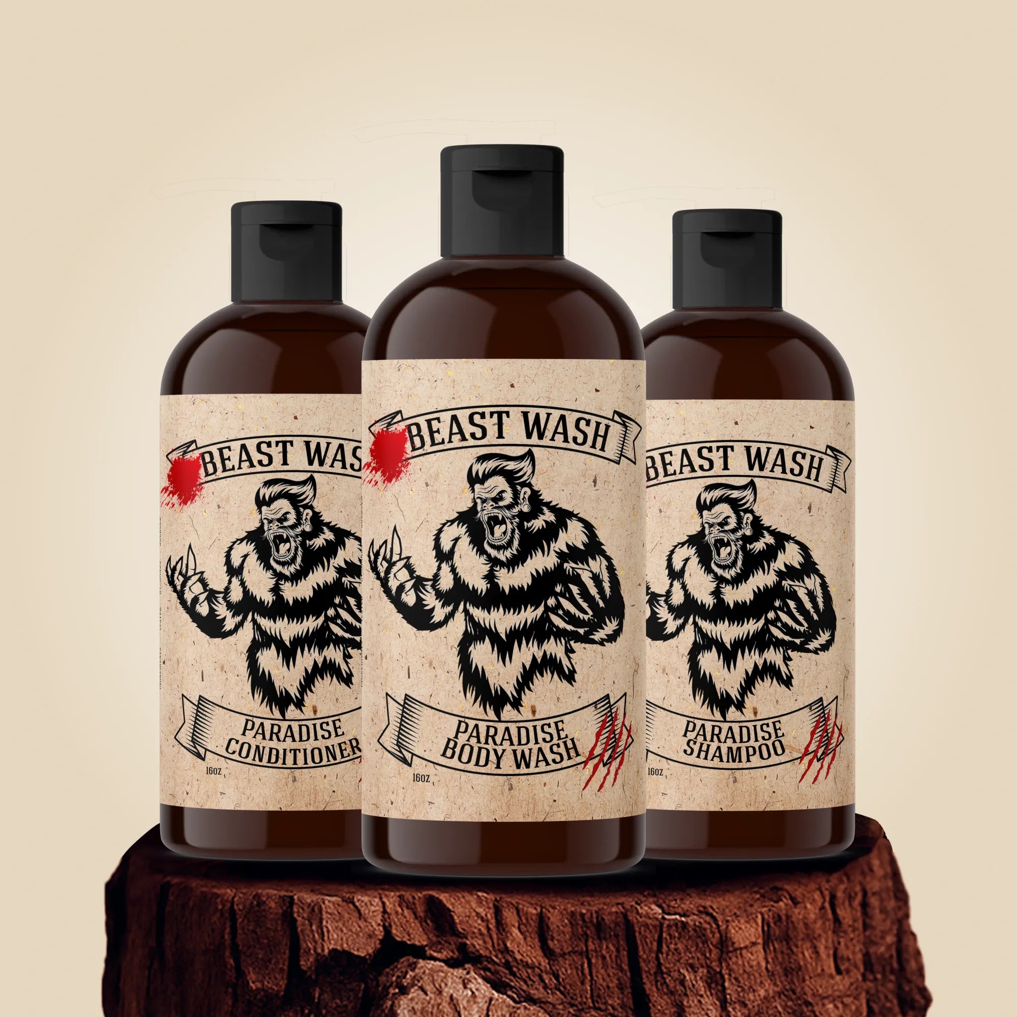 Johnny Slick Beast Wash Shower Set