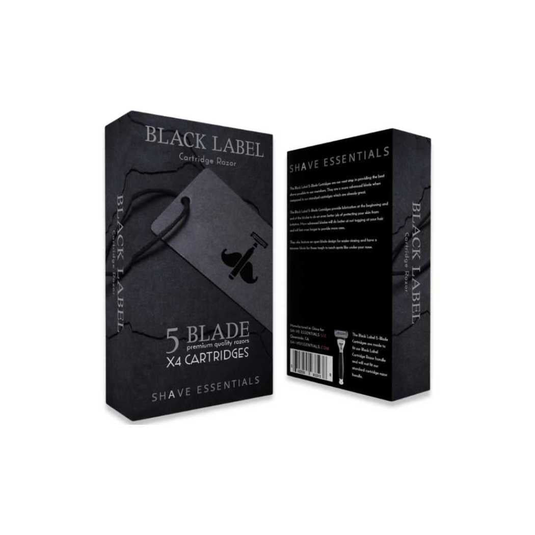 Black Label 5-Blade Razor Cartridges